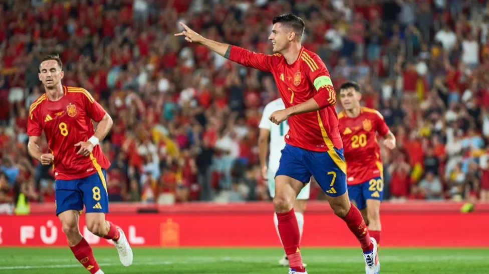 Northern Ireland’s Streak Ends: Spain Dominates with 5-1 Victory